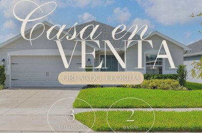 Casa en Venta en Saint Cloud, Orlando con Vista al Agua