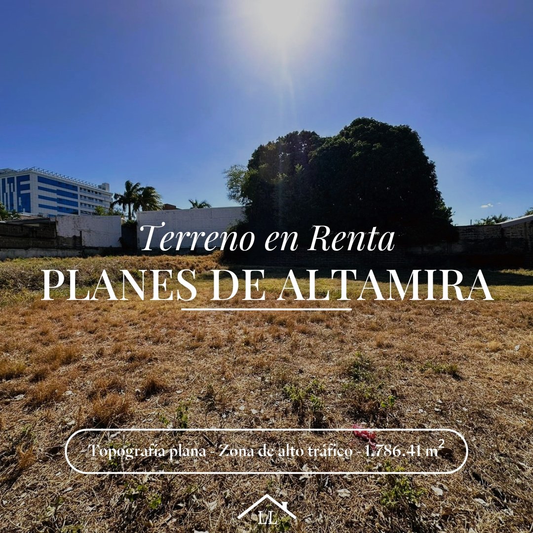 Se Renta Terreno en Planes de Altamira