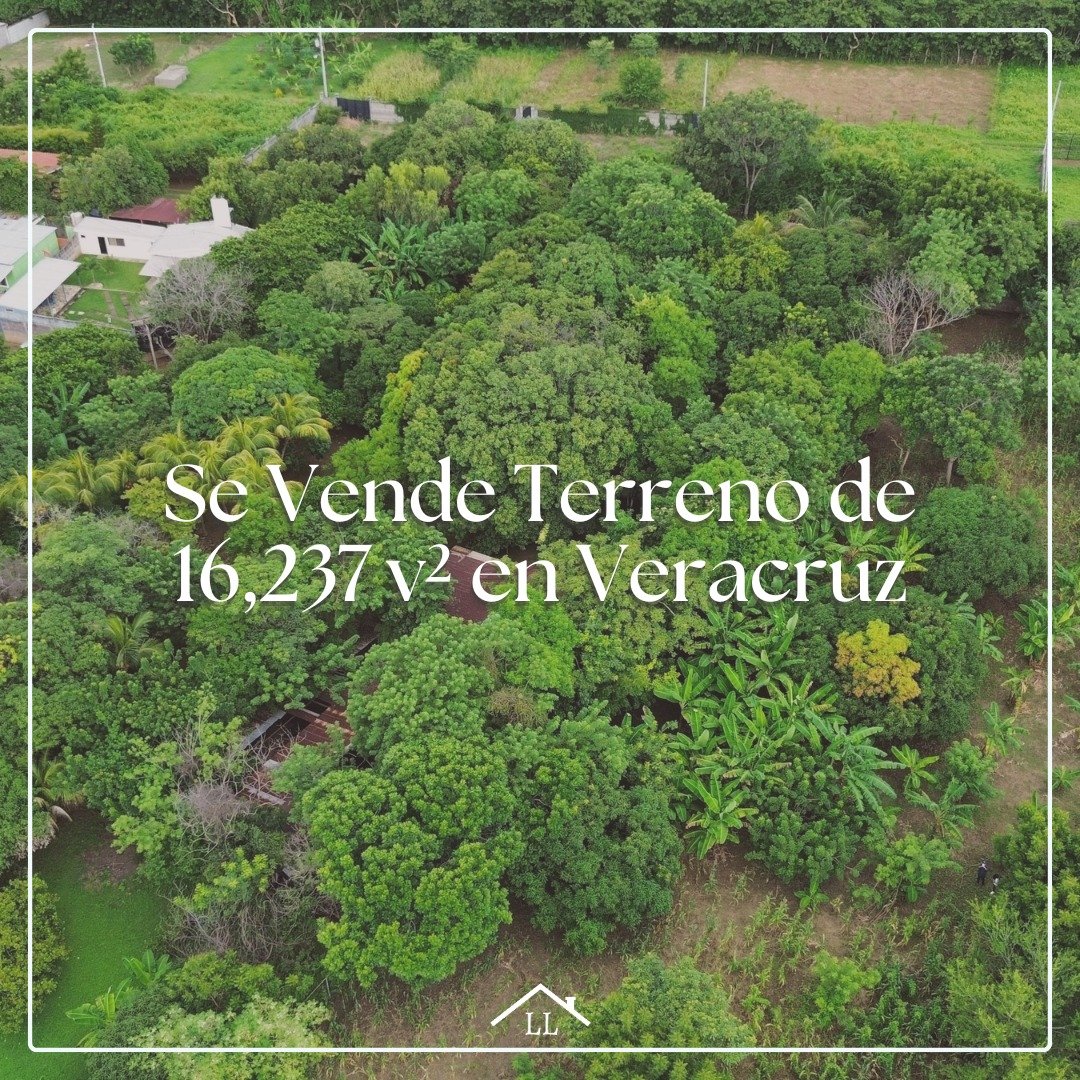 Se Vende Terreno de 16,237 v² en Veracruz