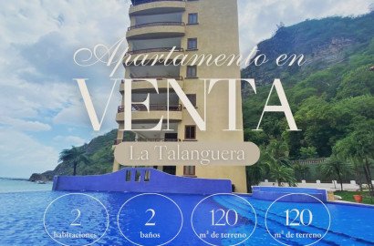 Apartamento en venta frente al mar en La Talanguera, San Juan del Sur. 120 m², 2 habitaciones con aire acondicionado, 2