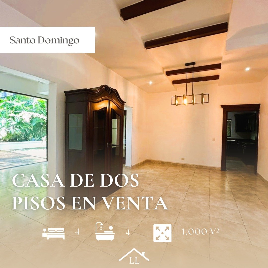 Se vende casa de dos pisos en Santo Domingo