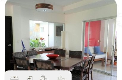Casa en Renta Amoblada en Condominio Cerca de Galerías Santo