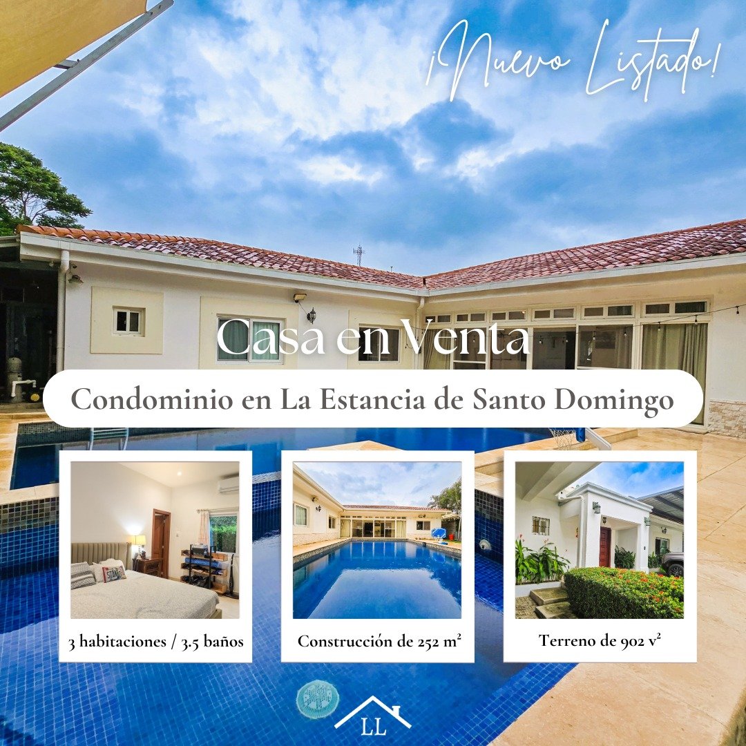Se Vende Casa en Condominio en La Estancia de Santo Domingo