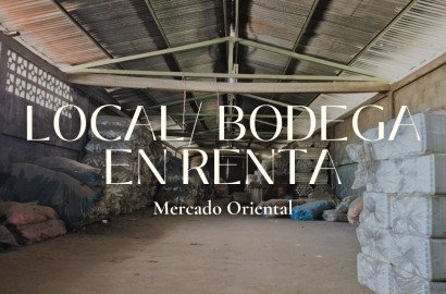 Renta local comercial y bodega de 780 m² en Mercado Oriental, Managua. Ubicación estratégica con alto tráfico, ideal par