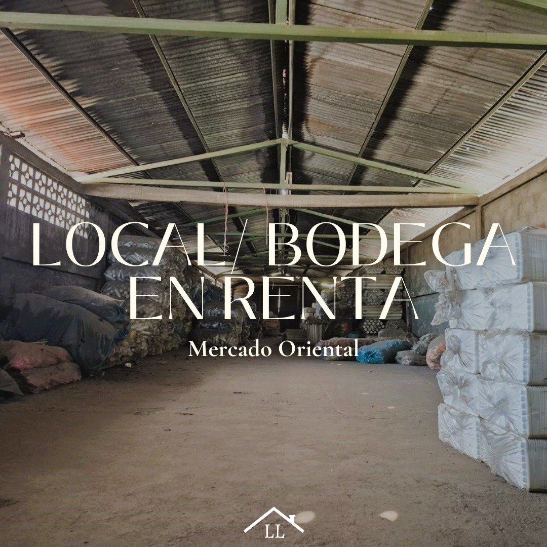 Renta local comercial y bodega de 780 m² en Mercado Oriental, Managua. Ubicación estratégica con alto tráfico, ideal par