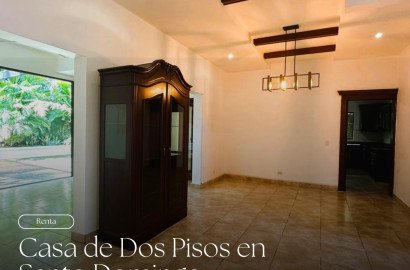 Casa en Renta en La Estancia de Santo Domingo – 4 Habitaciones